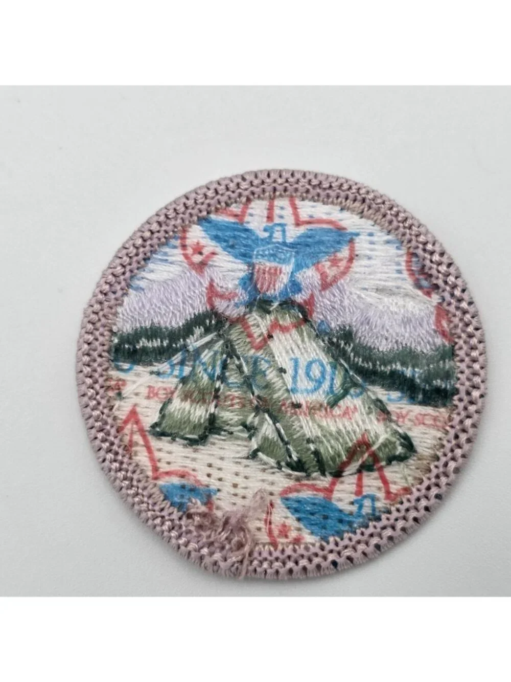 Camping Merit Badge Type J Boy Scouts Current Eagle Patch BSA Scouting America